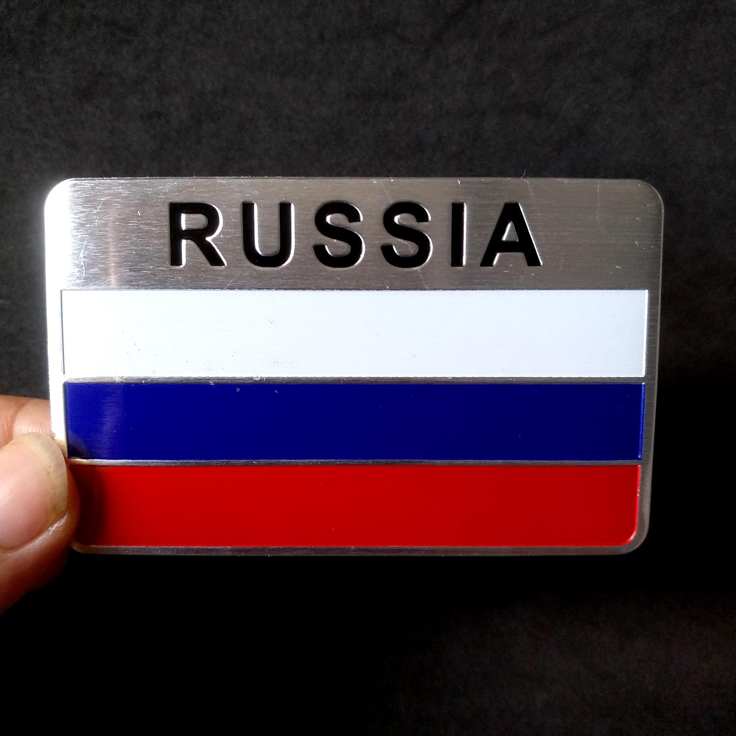 Miếng dán kim loại CỜ RUSSIA