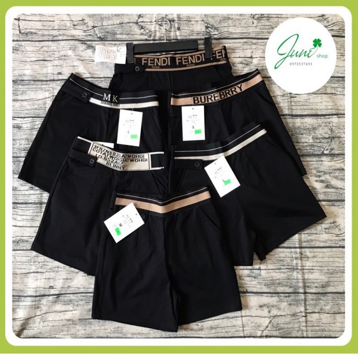 Quần short nữ/ Quần đùi cạp chun Quần sooc chun chữ thầƞ thánh vải Umi hàn dành cho nữ- STORE TIENTHAO