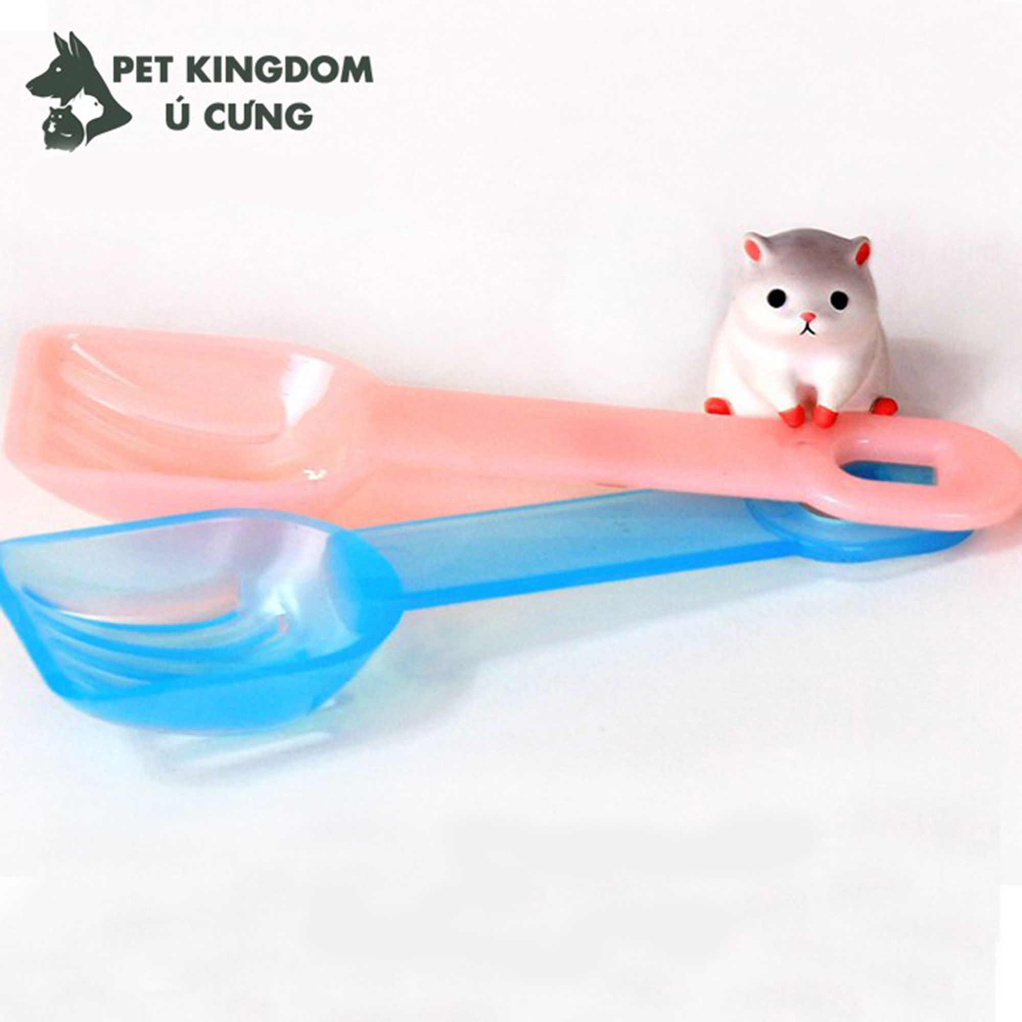 Thìa xúc thức ăn hamster và lọc cát