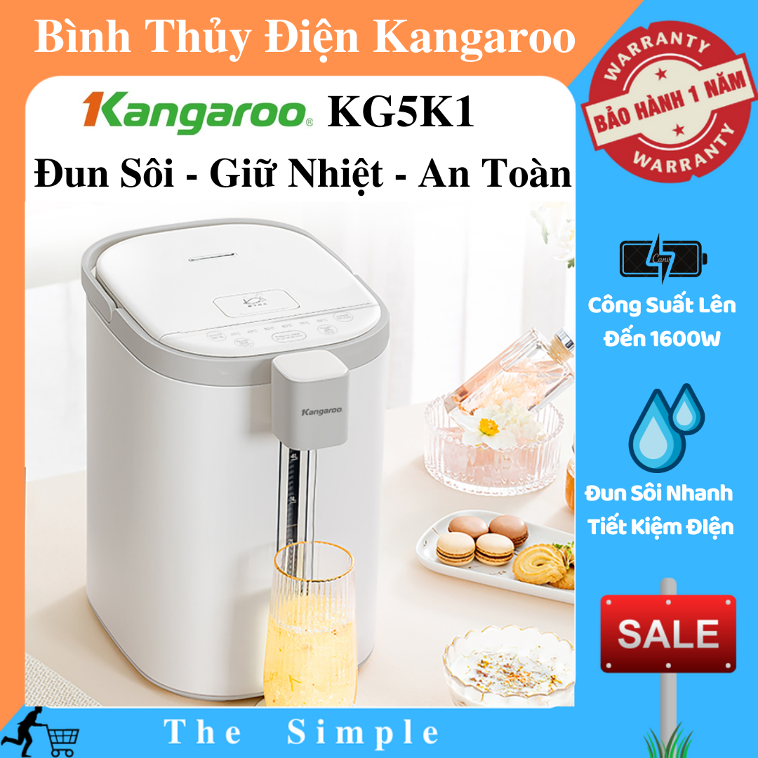 Kangaroo kg5k1 electric kettle-tea kettle, coffee-boiling, warm-5 liters capacity-hot water bottle, heater, tea pot, coffee maker, kettle