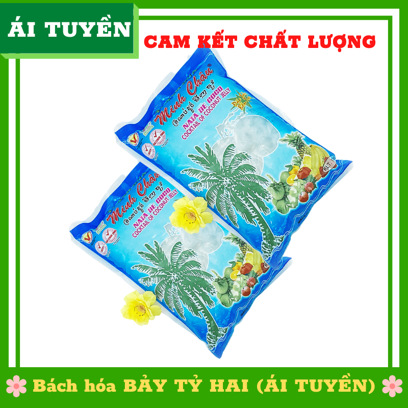 Thạch dừa ăn liền Minh Châu gói 1kg, Đặc sản Bến Tre