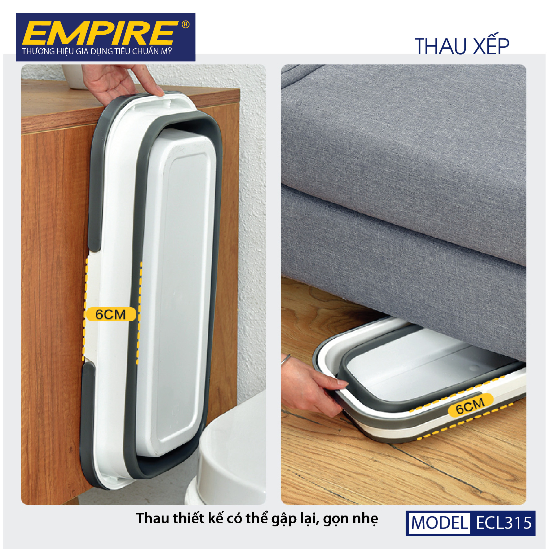 Xô gấp đa năng Empire