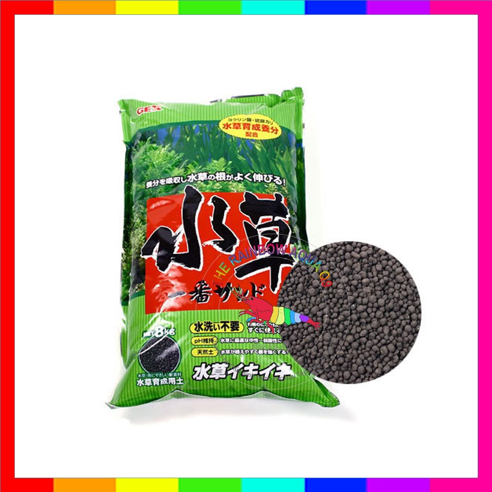 Phân nền Gex xanh lẻ, đất nền chuyên dụng cho hồ thủy sinh