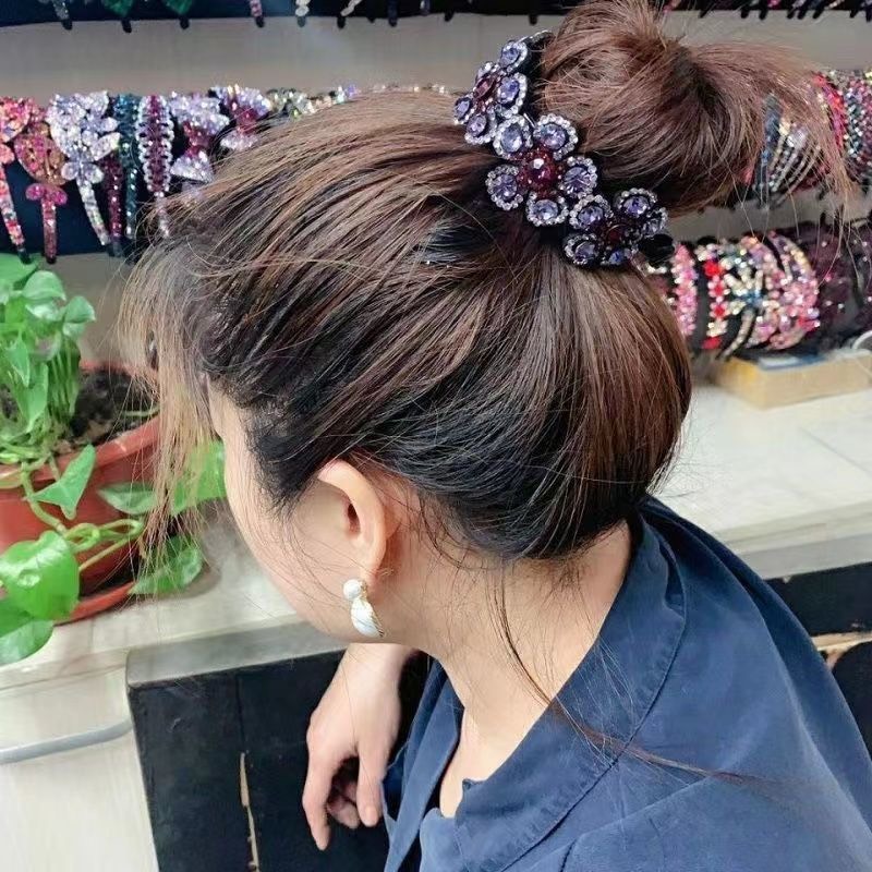 Kẹp tóc,bờm tóc,búi tóc đính đá lấp lánh sang trong cho các thiếu nữ
