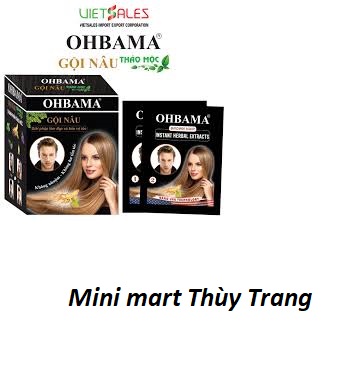 [HCM]Ohbama gói 30ml gội là nâu