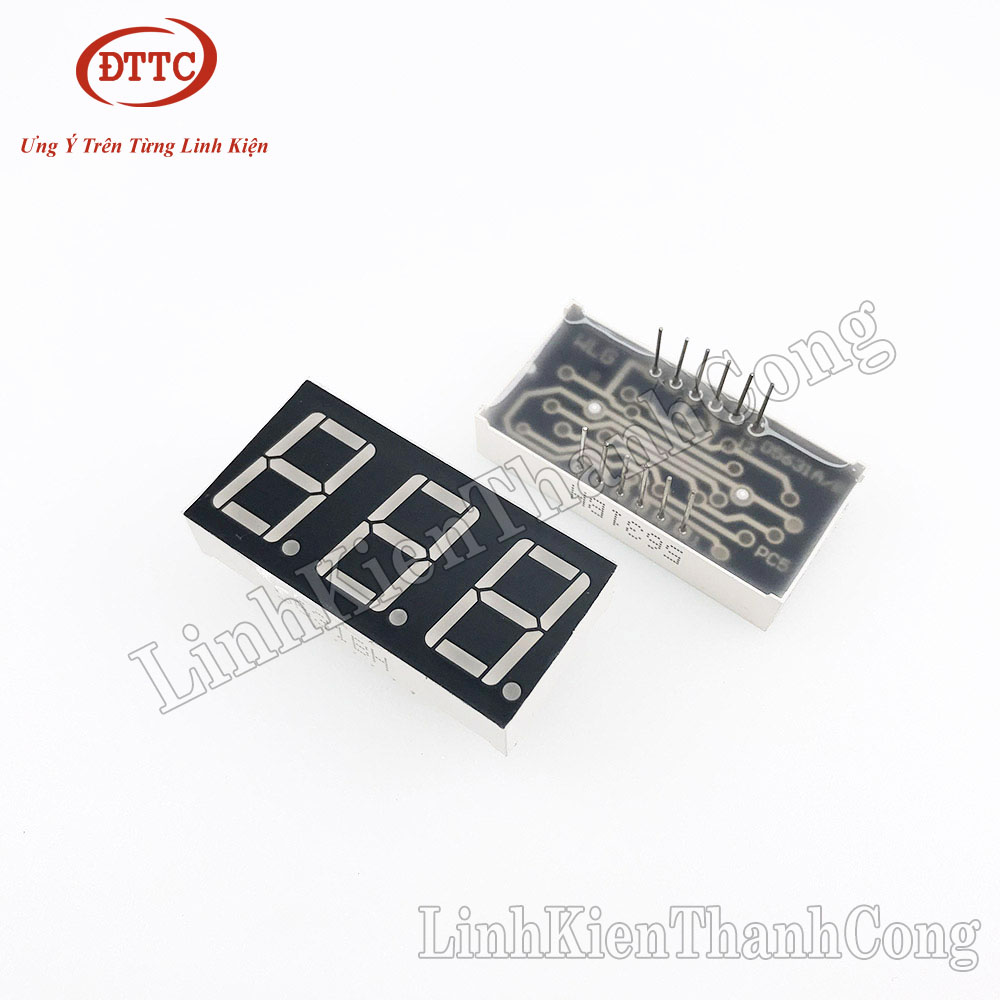 LED 7 thanh 0.56inch 1 Số, 2 Số, 3 Số, 4 Số Màu Đỏ (Anot chung, Katot Chung)