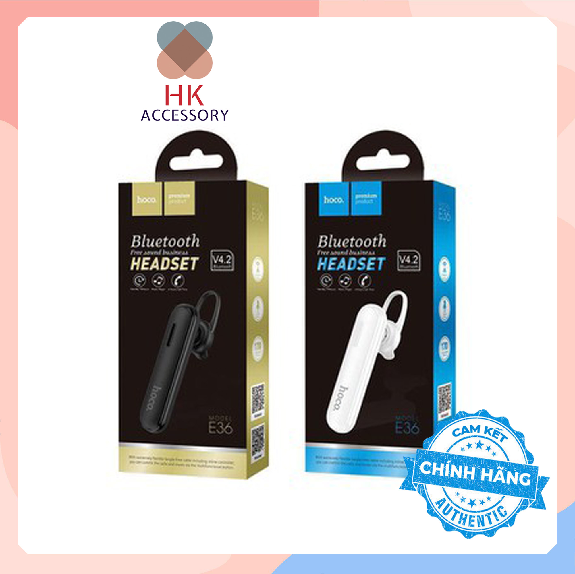 Tai nghe Bluetooth HOCO E36 Hàng chính hãng