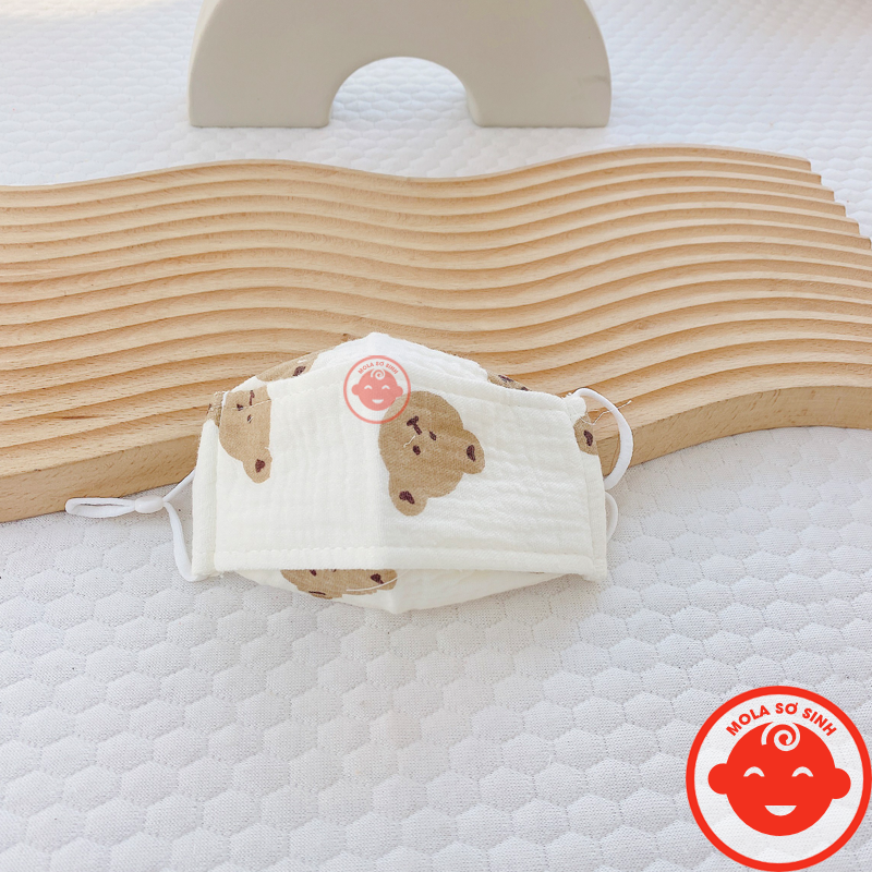 Khẩu trang xô MUSLIN cho bé 4 LOẠI