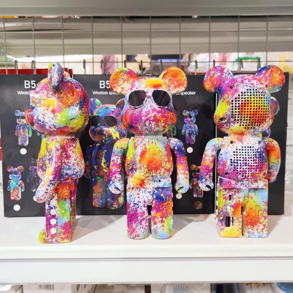 Loa Bluetooth Mini Gấu Bearbrick B5+ Loa Hình Con Gấu