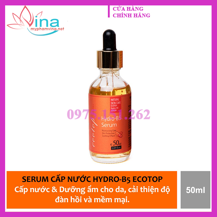 SERUM CẤP NƯỚC DƯỠNG ẨM ECOTOP HYDRO-B5 50ML