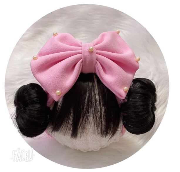 [HCM]Turban đính Lấp lánh cho bé (Kèm tóc giả)