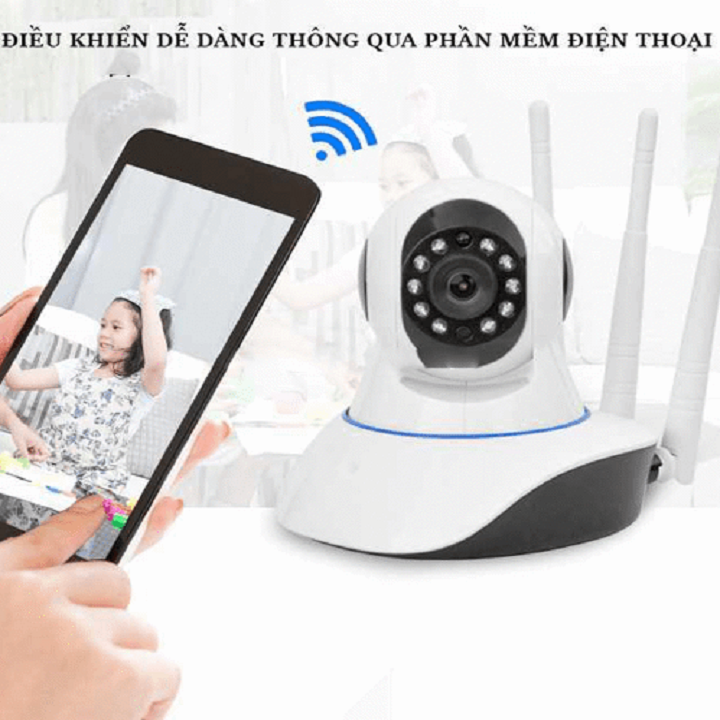 Camera Giám Sát IP Yoosee 3 Râu - Hàng nhập khẩu