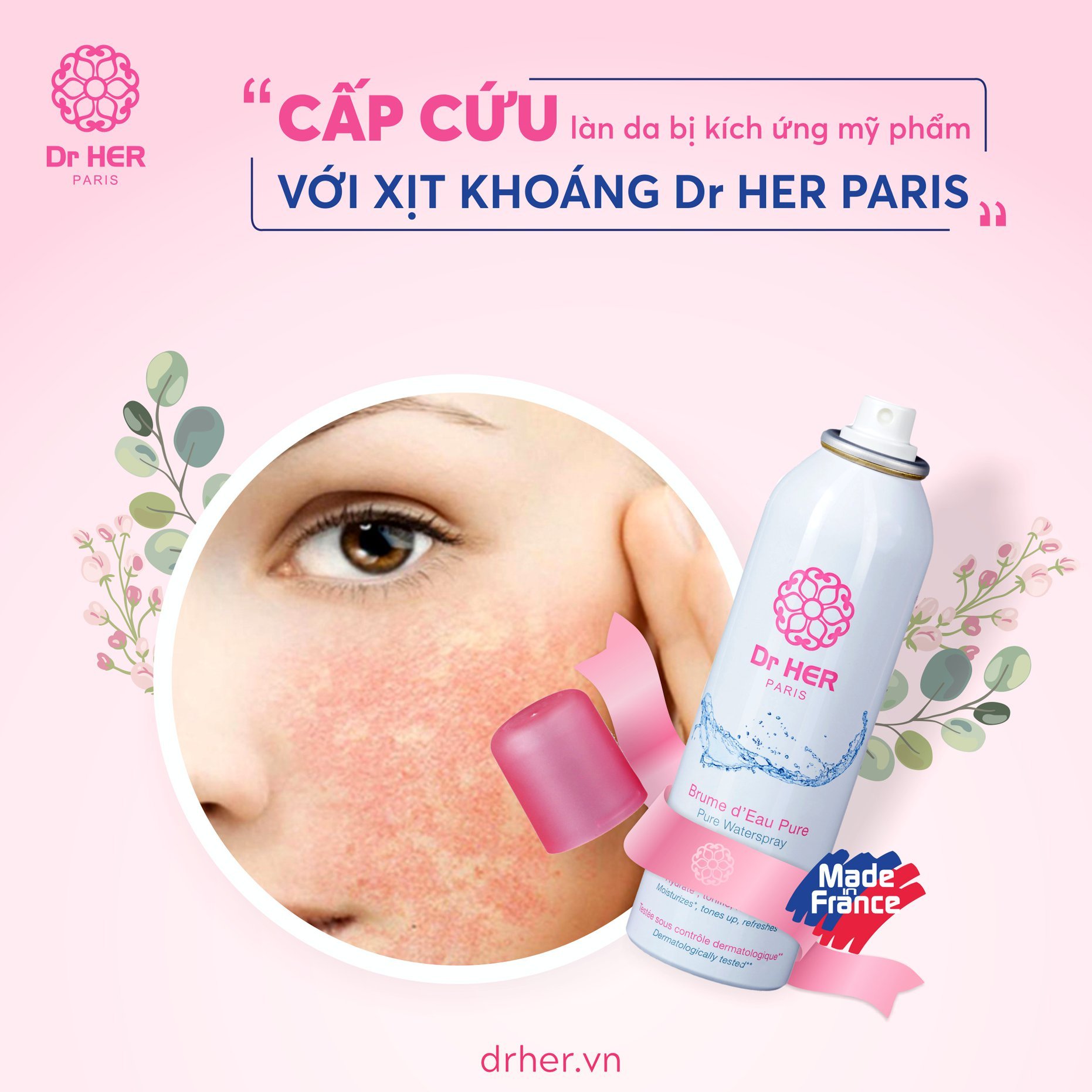 [Free Makeup Remover] Dr Her Paris Mineral Spray 150ml