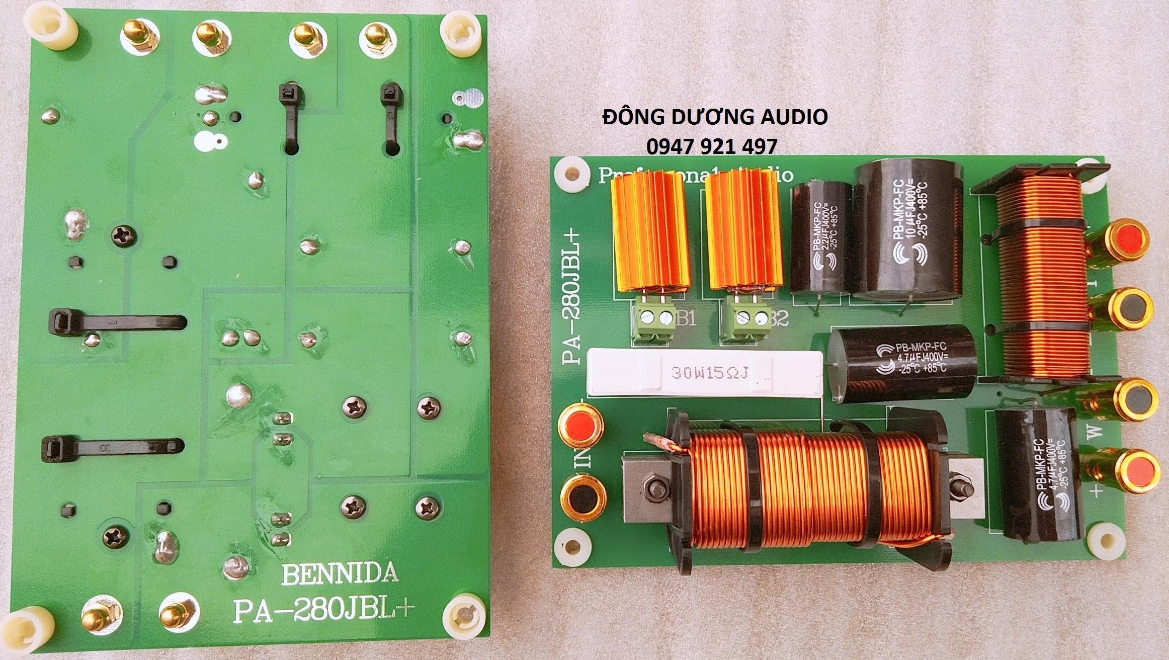 Mạch phân tần jbl pa280 cao cấp - main xanh có cọc - giá 1 đôi