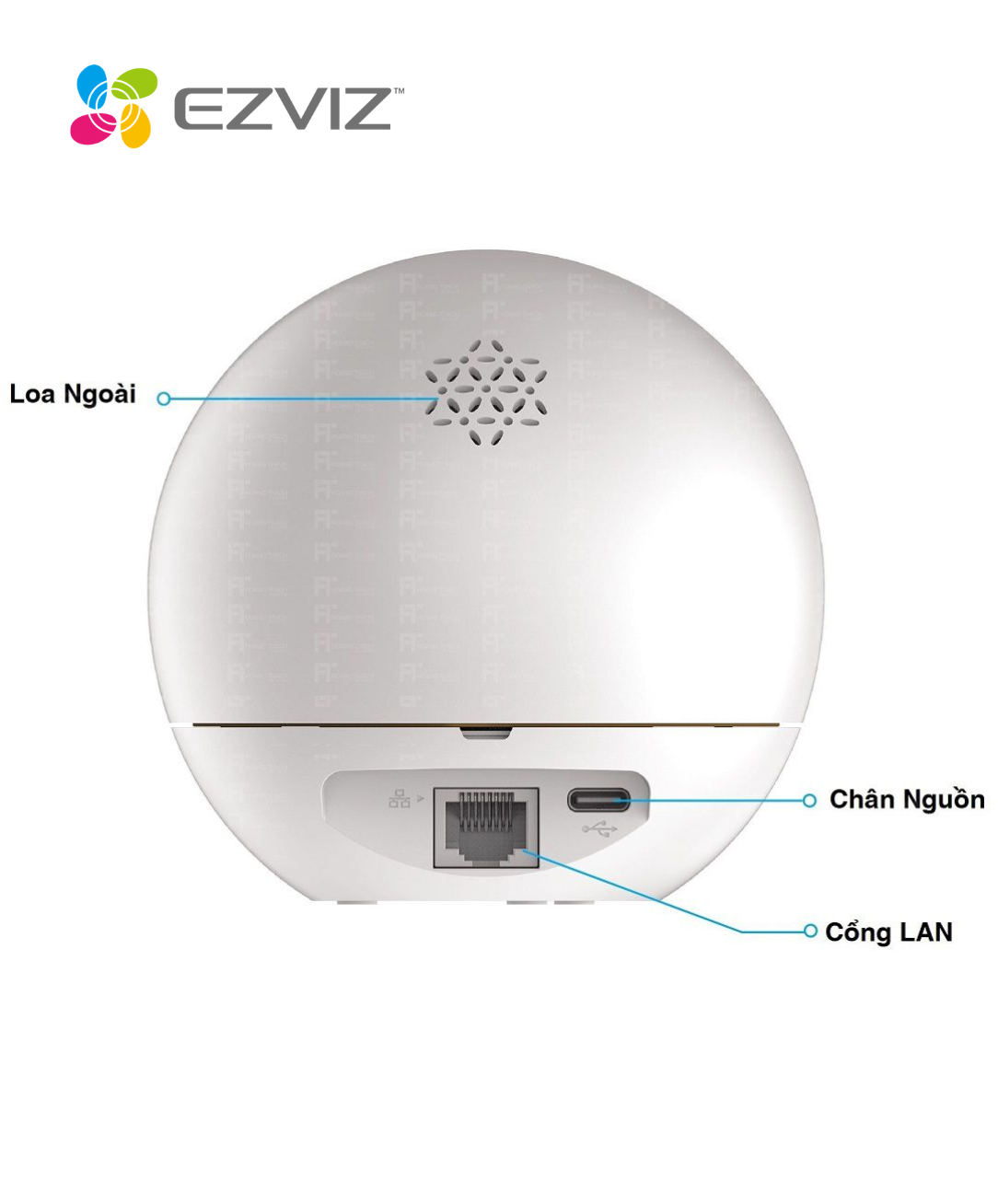 Camera WiFi Quay Quét 5MP EZVIZ H6 3K