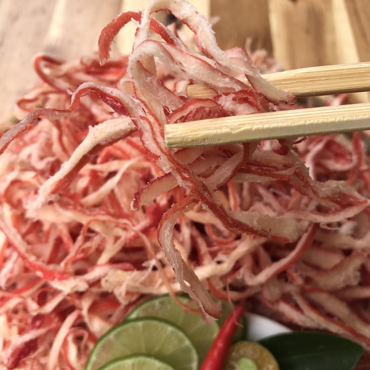 Túi 500gr Mực 1 nắng xé sợi thơm ngon hấp dẫn