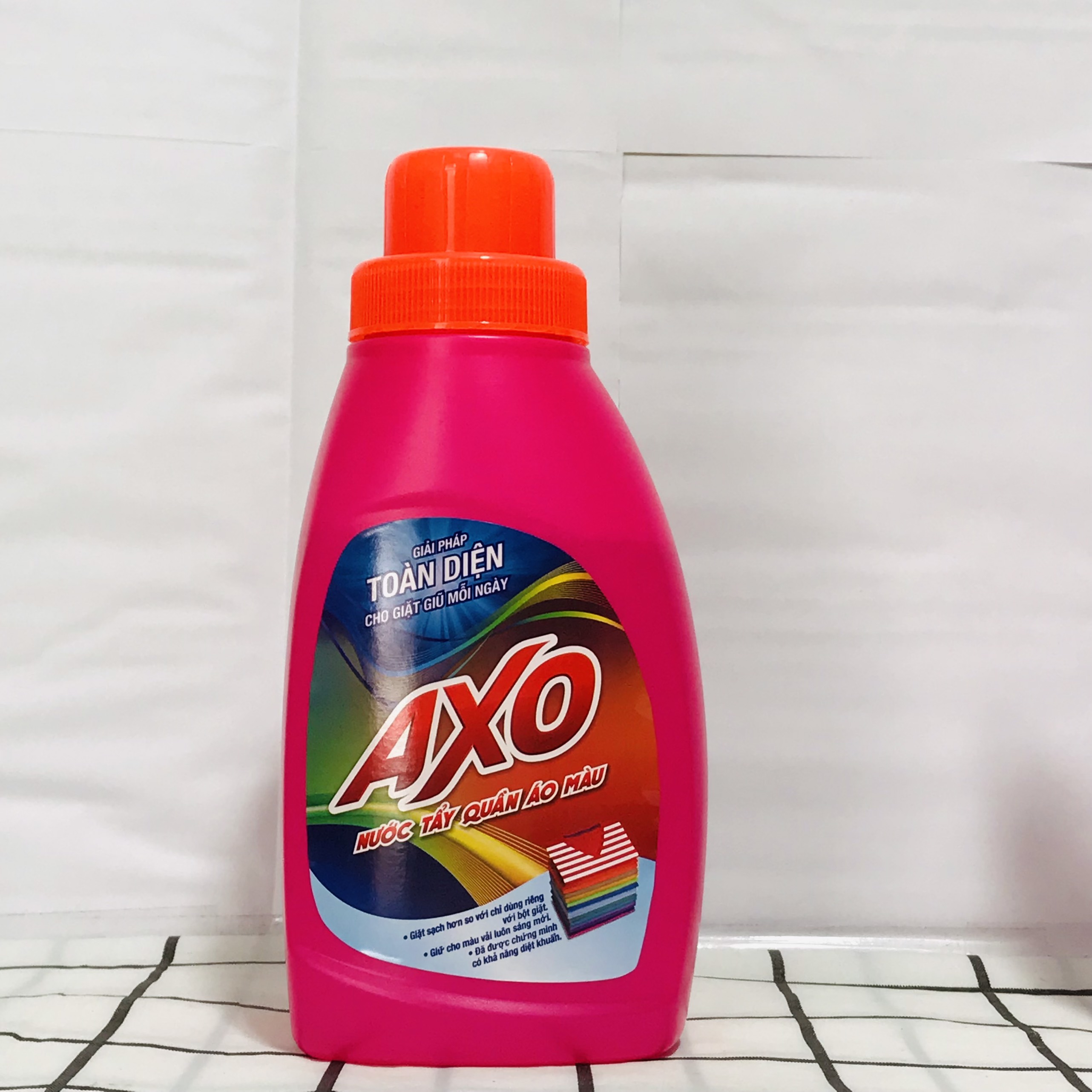 Nước Tẩy Quần Áo Màu AXO 400ml/800ml màu ngân nhiên(400ml)