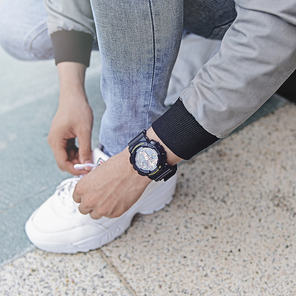 Đồng hồ Nam G-Shock GA-100CF-1A9DR