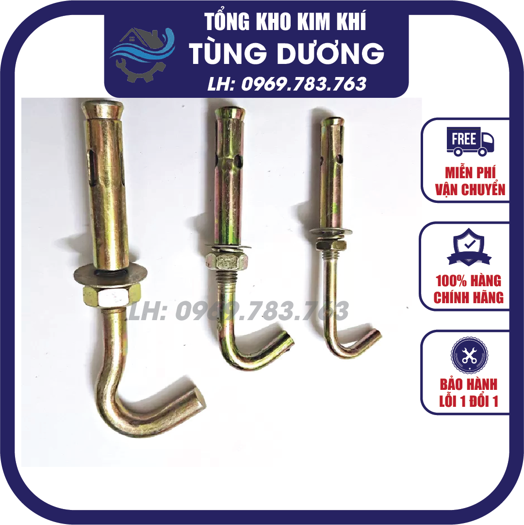 Nở sắt Móc ( tắc kê sắt móc ) các cỡ 6-8-10