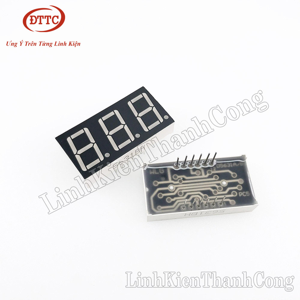 LED 7 thanh 0.56inch 1 Số, 2 Số, 3 Số, 4 Số Màu Đỏ (Anot chung, Katot Chung)