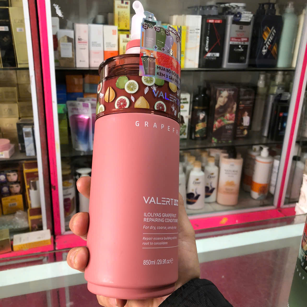 BỘ DẦU GỘI BƯỞI Valert ngăn rụng tóc GRAPEFRUIT