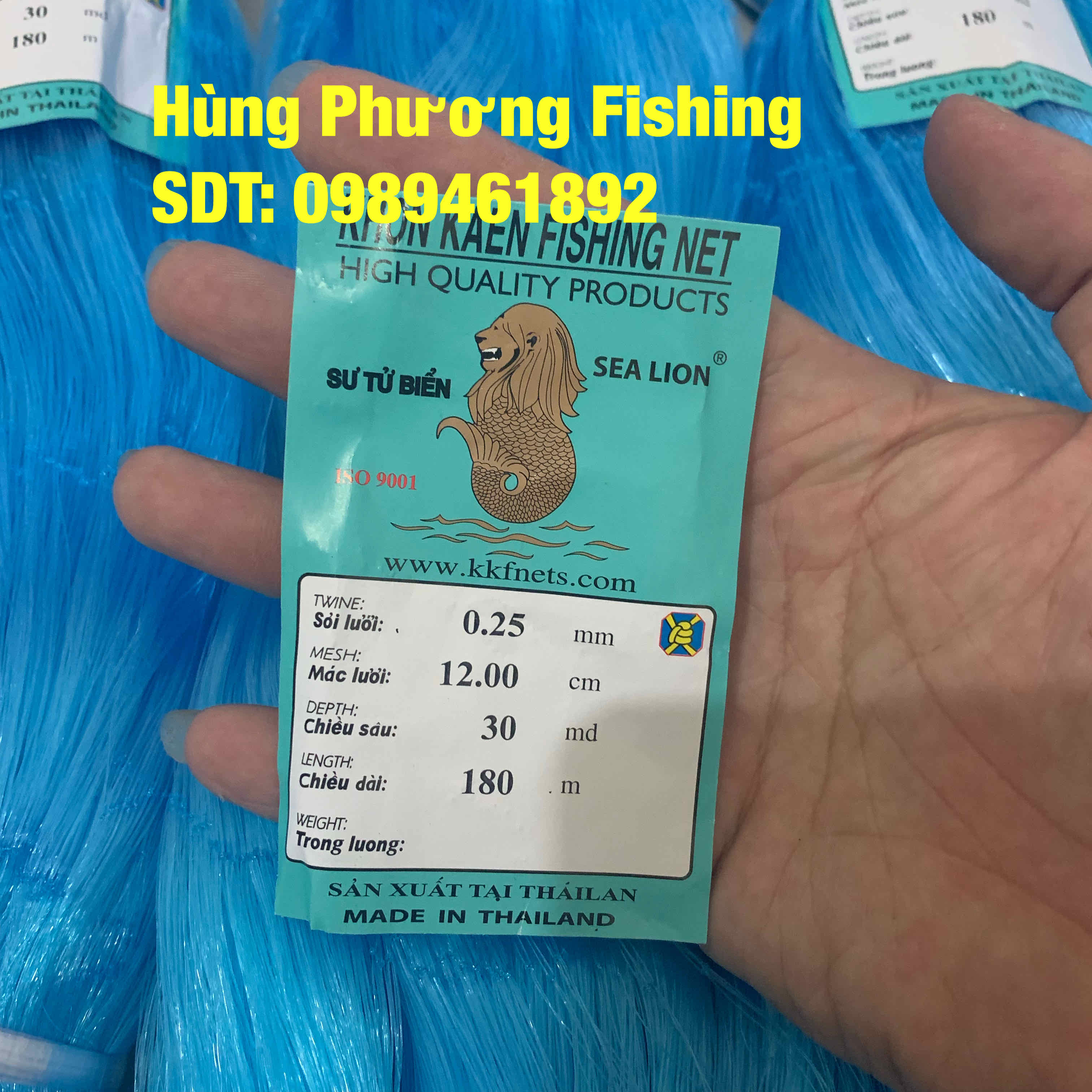 Ruột lưới đánh cá thái lan - lưới đánh cá sịn 30 mắt cước 25