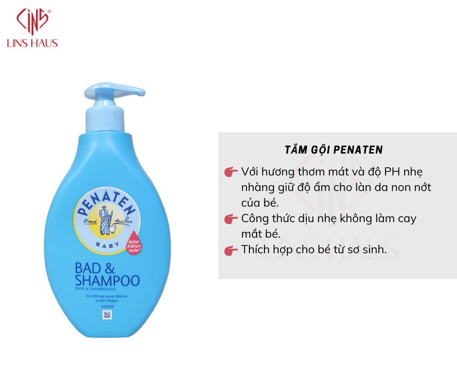 [HCM]Sữa Tắm Gội Penaten