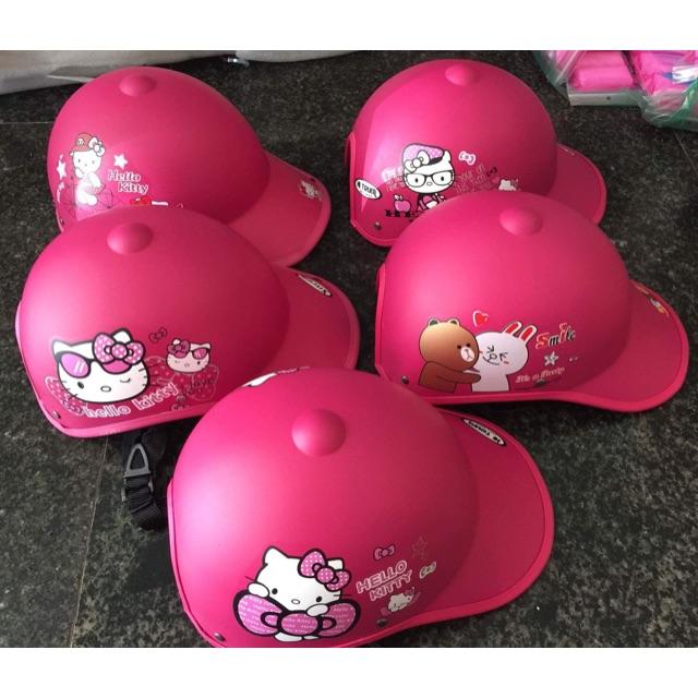 Nón bảo hiểm helo kitty thời trang nhiều màu lựa chọn