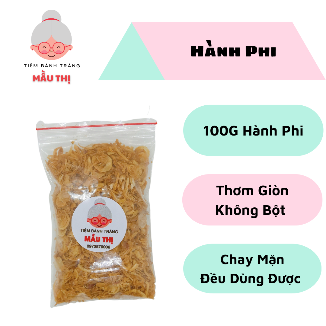 100G Hành Phi Ấn Không Bột