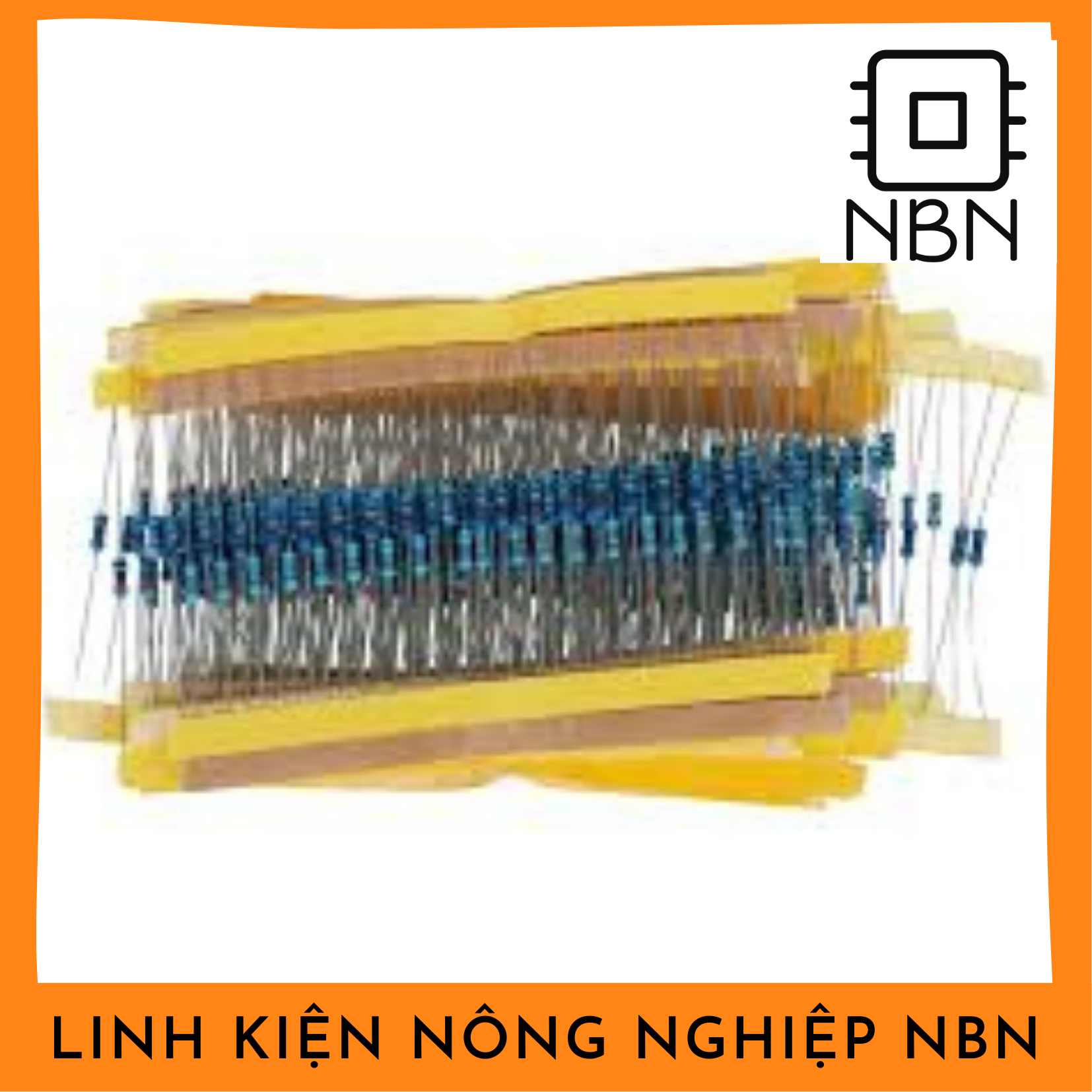 Điện trở 1/4W 5% (100k ôm-4M7 ôm)🔥 (Gói 50 con)🔥