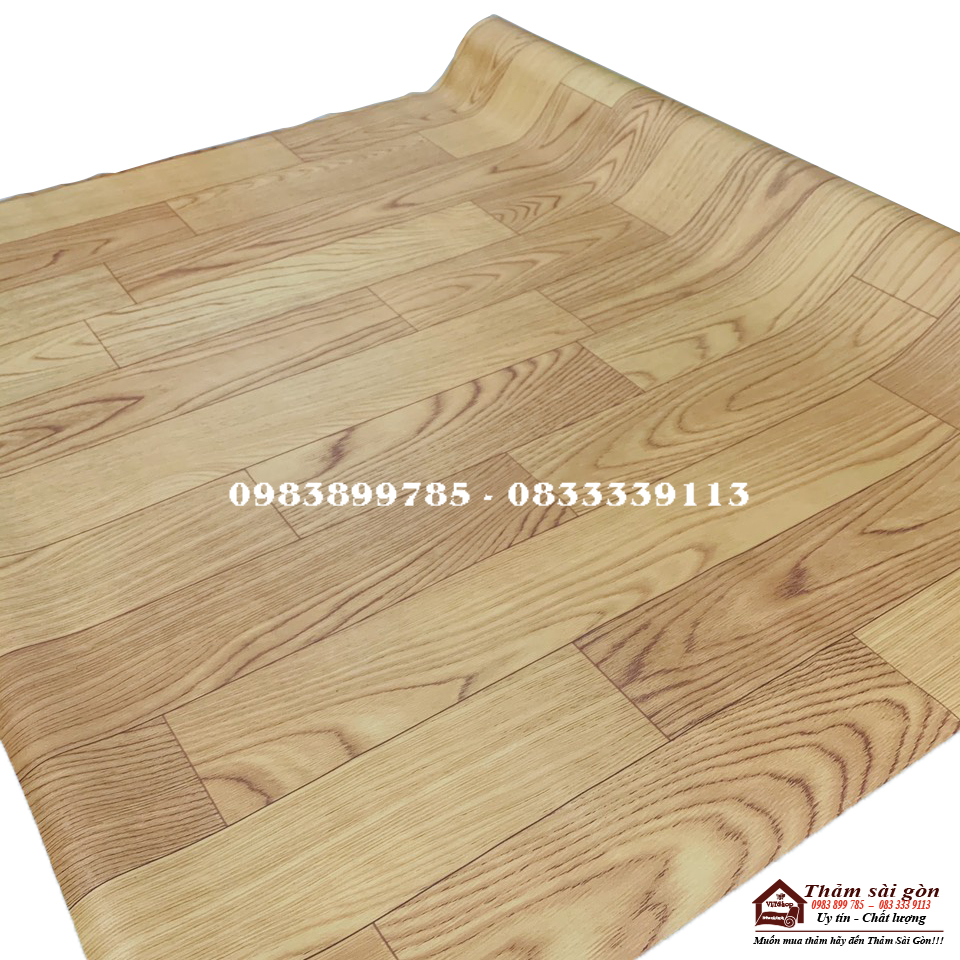 [1mx1m] Thảm simili nhựa vân gổ
