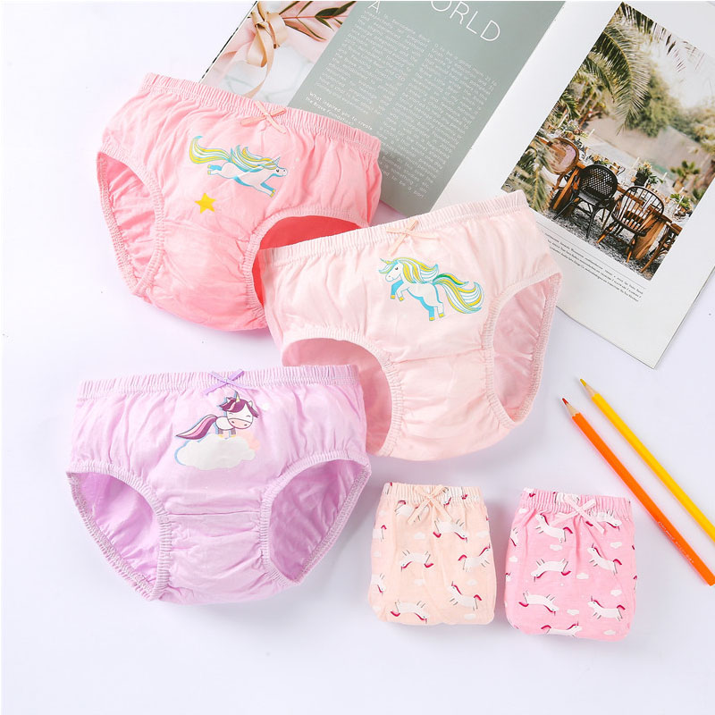Quần lót bé gái, quần chip bé gái hộp 5 cái T07
