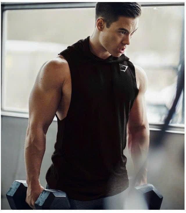 [HCM]Áo TankTop Gym Có Nón Thời Trang Dân Gym