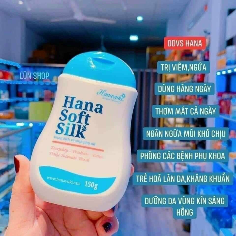 Dung Dịch Vệ Sinh Phụ Nữ Hana Soft Silk - Hanayuki