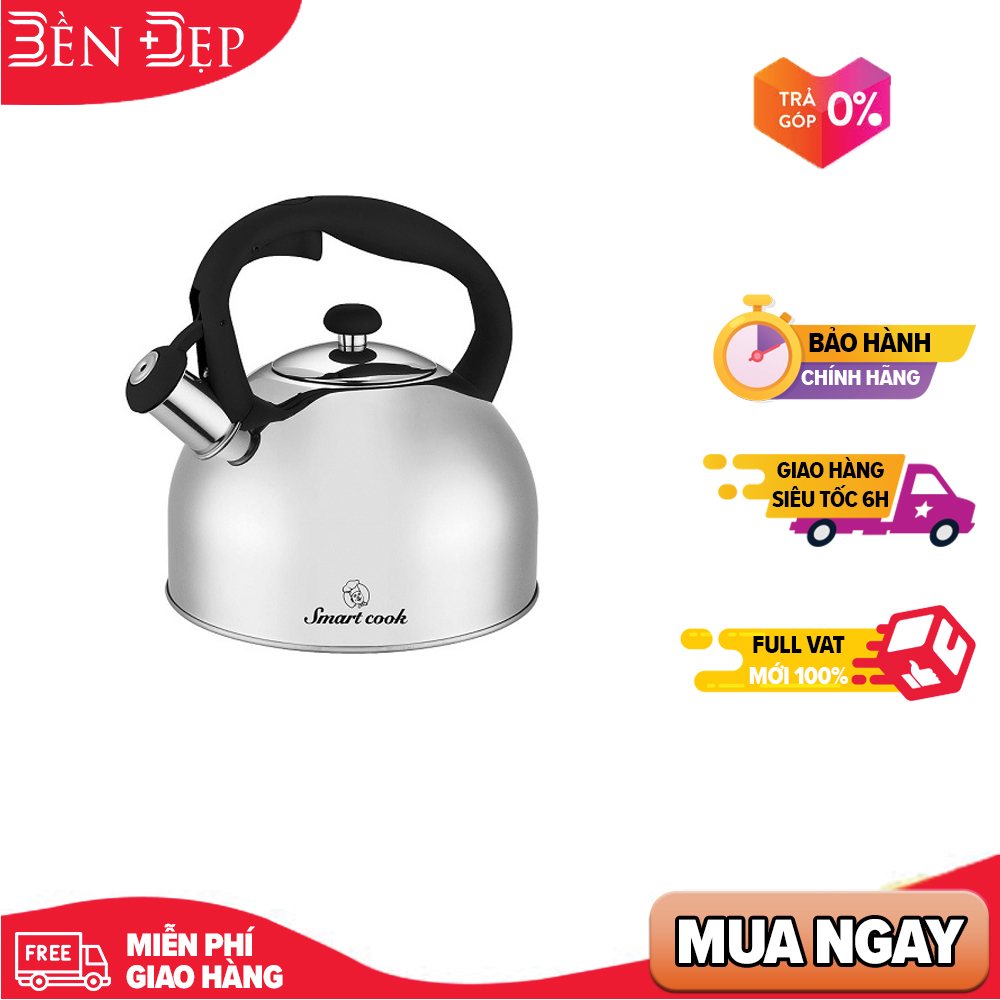 Ấm đun nước siêu tốc SMARTCOOK 2.5L SM3374 (Giá áp dụng giao tại HN, HCM& các tỉnh liên hệ shop)