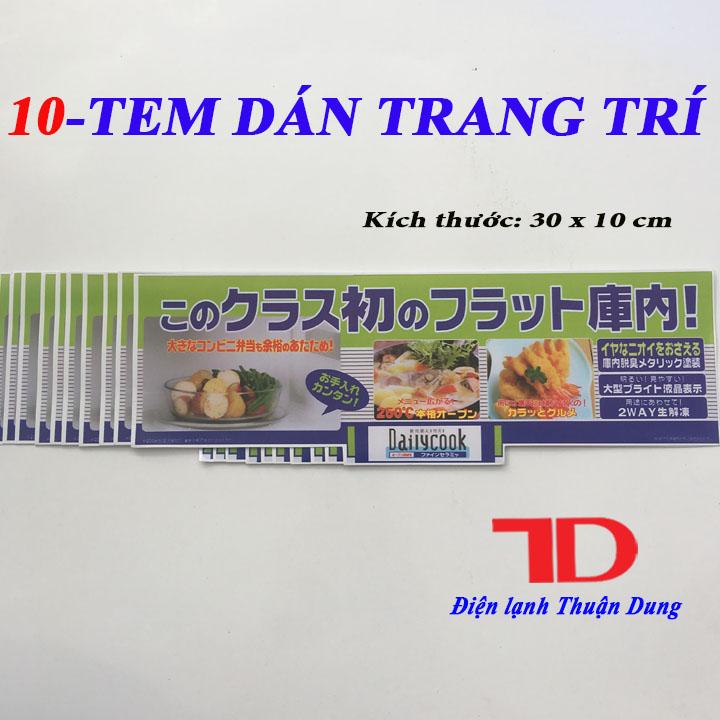 Combo 10 tem dán trang trí hàng nội địa Nhật - Điện Lạnh Thuận Dung
