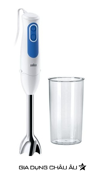 Máy xay cầm tay Braun MQ3000+ Smoothie đầu inox - Công suất 700 W