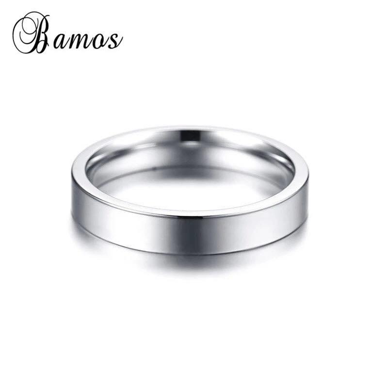 Sale xả kho nhẫn inox trơn bạc - giá 1 chiếc NC131