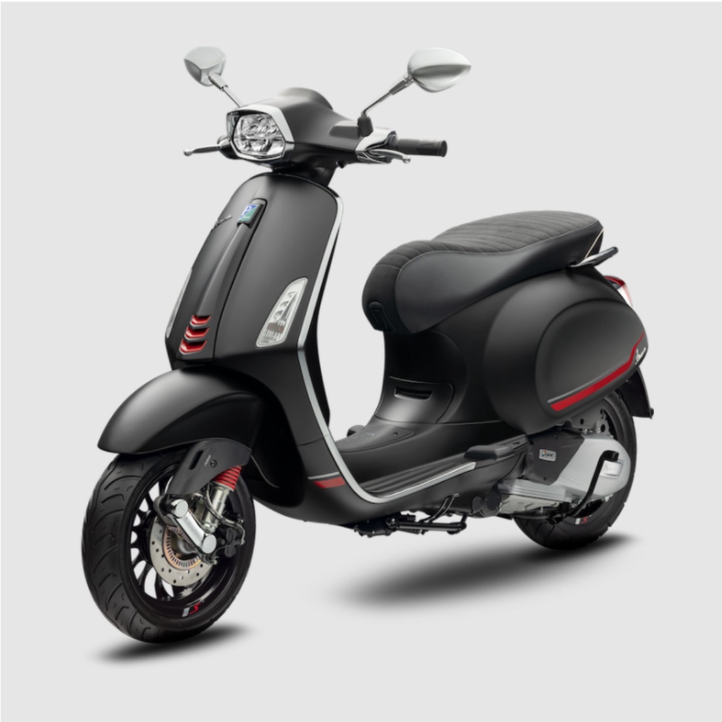 Xe Máy Vespa Sprint S 150 ABS Màu Đen Nhám