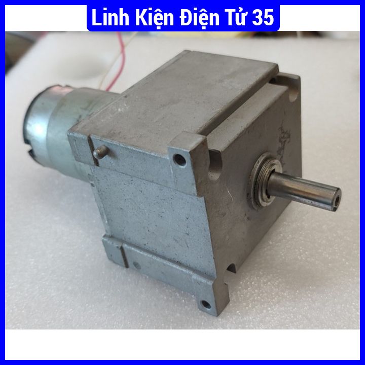 Motor giảm tốc 220VDC trục động cơ 10mm mặt bích 86.8cm