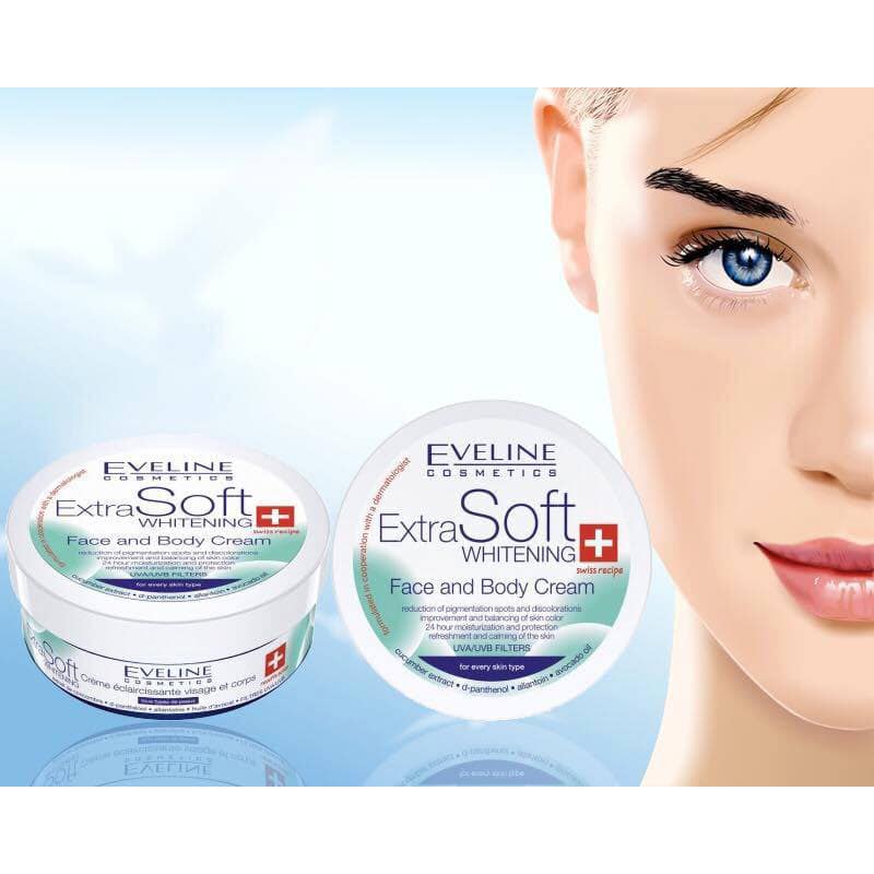 [HÀNG XÁCH TAY NGA] ☁️Kem dưỡng trắng da Eveline Extra Soft Whitening☁️ (Russianmart Linh Sơn)