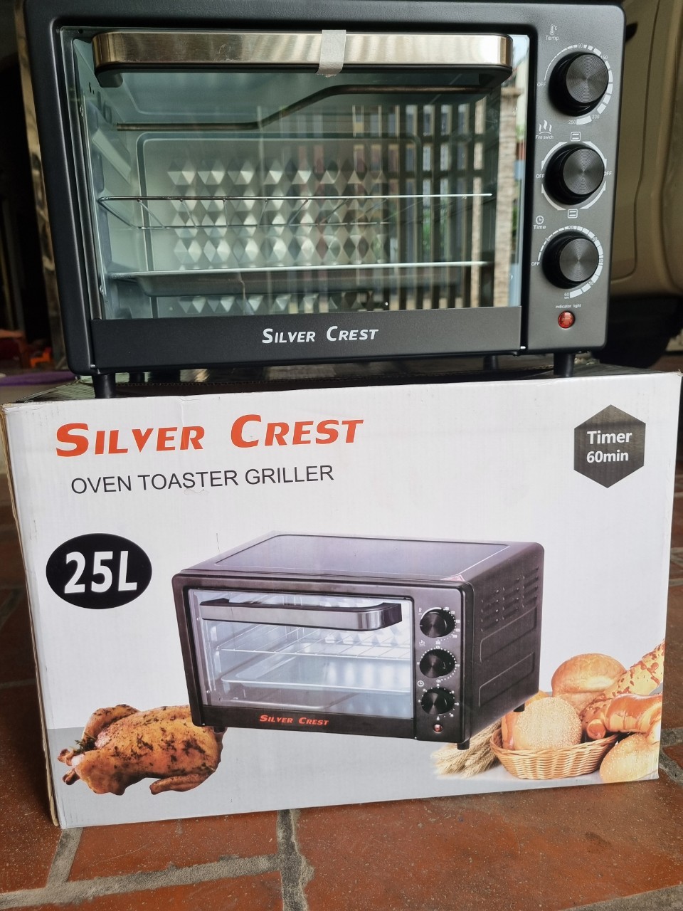 Lò nướng điện đa năng 25l Silver Crest
