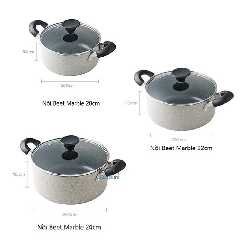 [HCM]nồi vân đá lock&lock - nồi vân đá lock&lock
