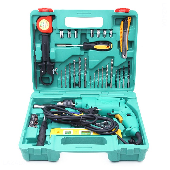 [HCM]Bộ dụng cụ máy khoan đa năng DCA AZJ04-13
