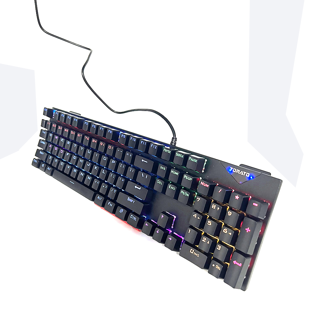 Bàn phím máy tính tomato s220 có đèn led ,chuyên game thiết kế đẹp
