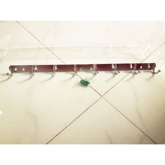 [HCM]Móc treo quần áo inox 8 móc ( Không gỉ sét )