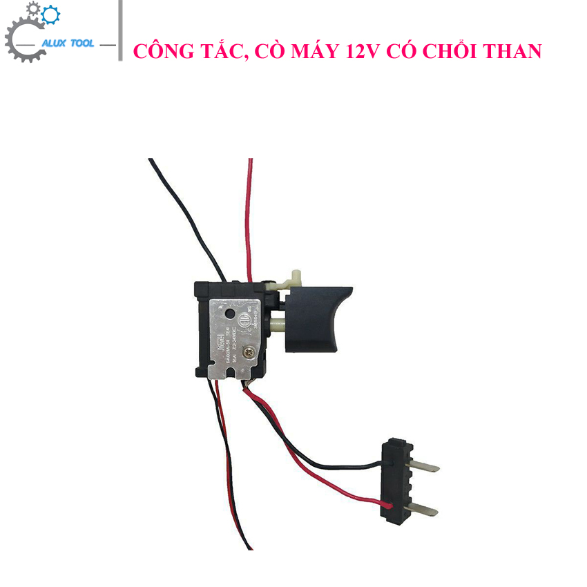 Công tắc, cò máy khoan 12v,21v có điều tốc, đảo chiều