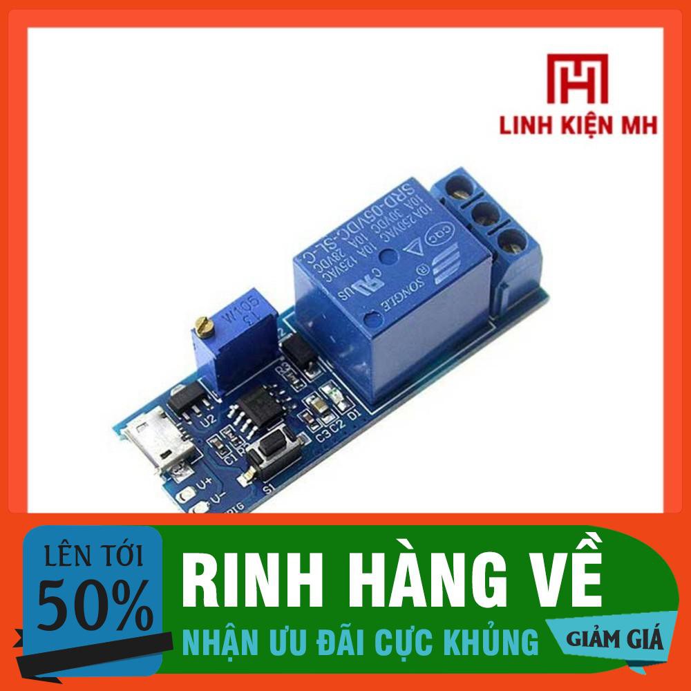 Module relay tạo trễ ne555 - xy018 chuyển mạch điều khiển 5v - 30v