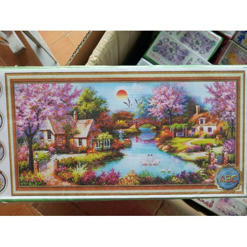 Tranh đá tổ ấm hạnh phúc y8007-120x60cm