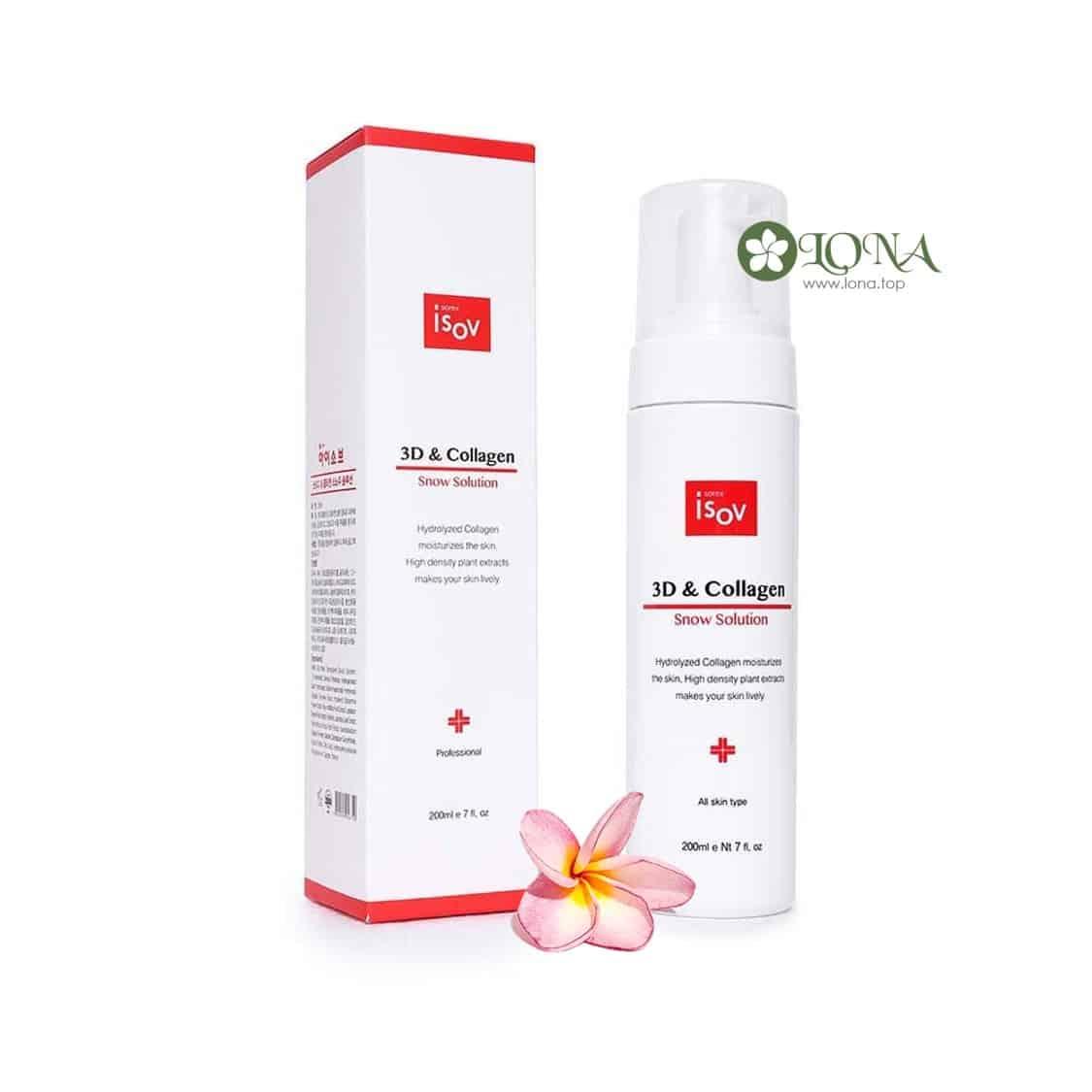 Nước hoa hồng Isov 3D và Collagen cân bằng da